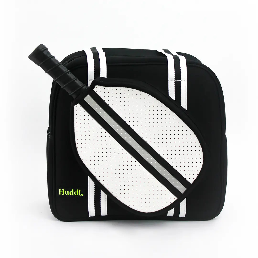 Huddl Courtside Carry Pickleball Bag - Black Huddl.