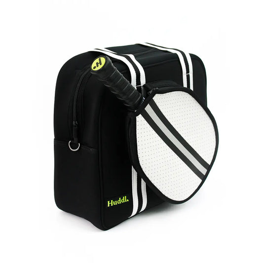 Huddl Courtside Carry Pickleball Bag - Black Huddl.