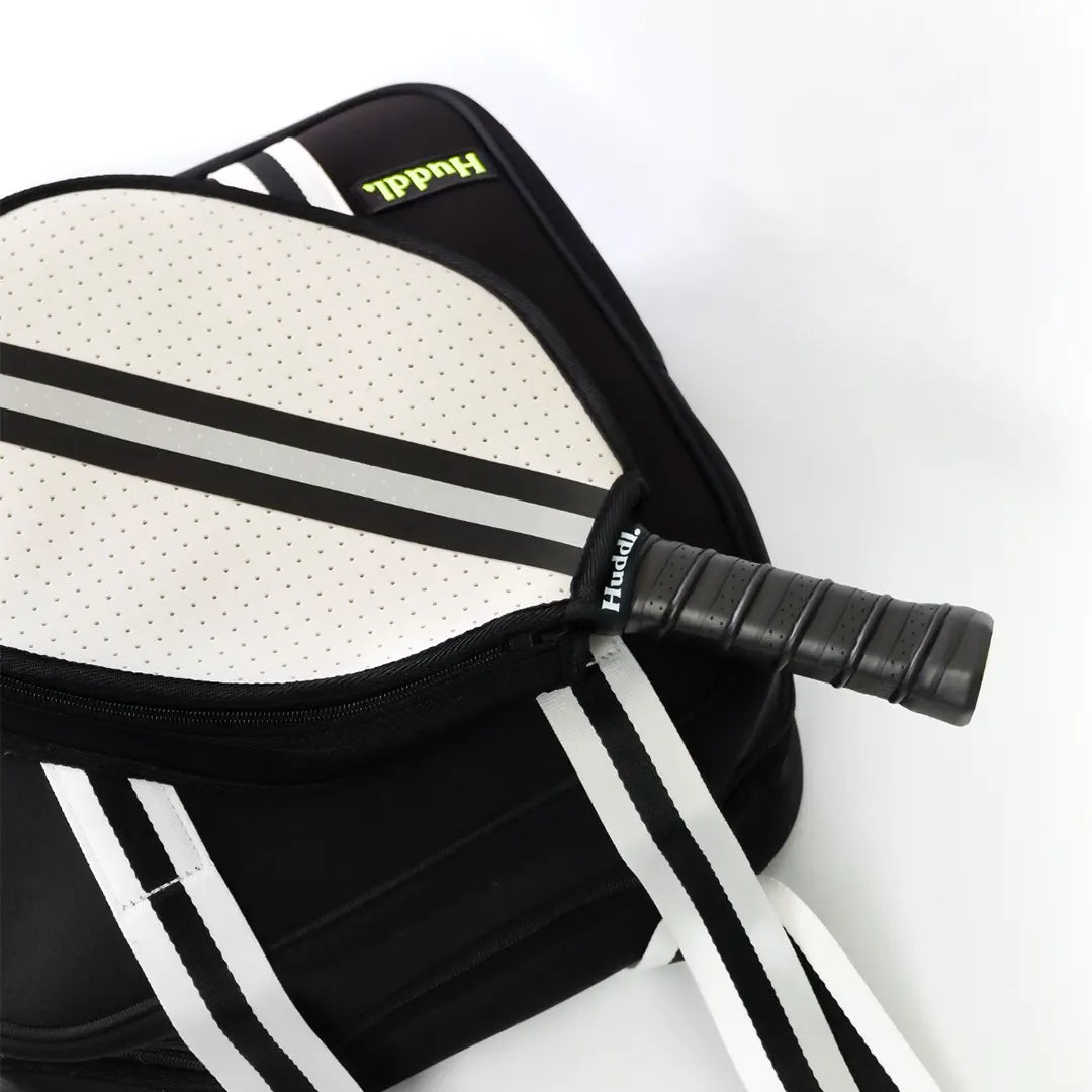Huddl Courtside Carry Pickleball Bag - Black Huddl.