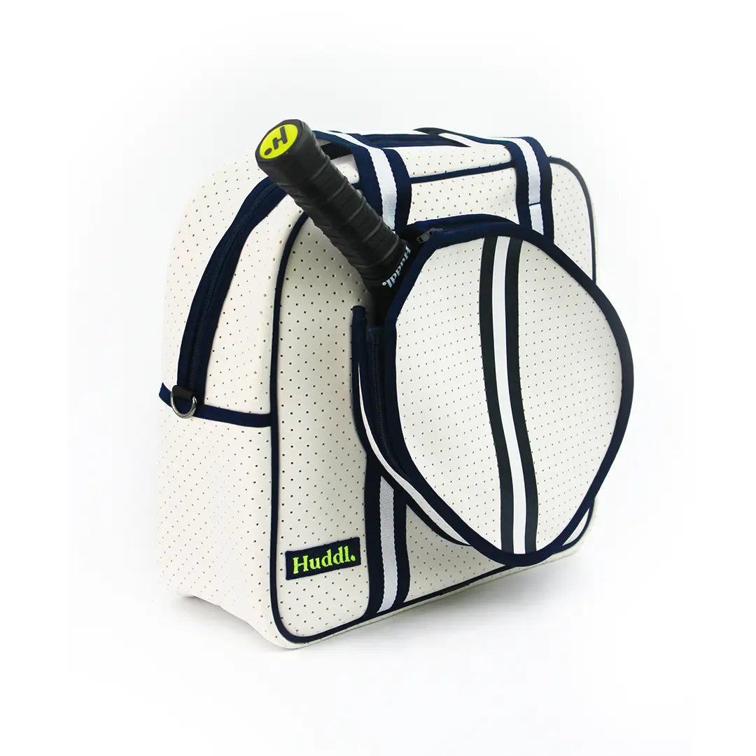 Huddl Courtside Carry Pickleball Bag - White Huddl